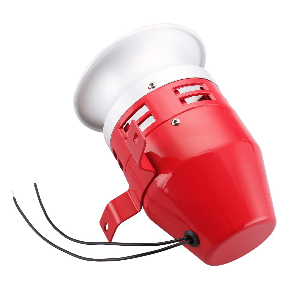 Baomain - Sirena de Motor MS-390, 110V, 0.93A, 125DB, Rojo, Montaje en Pared