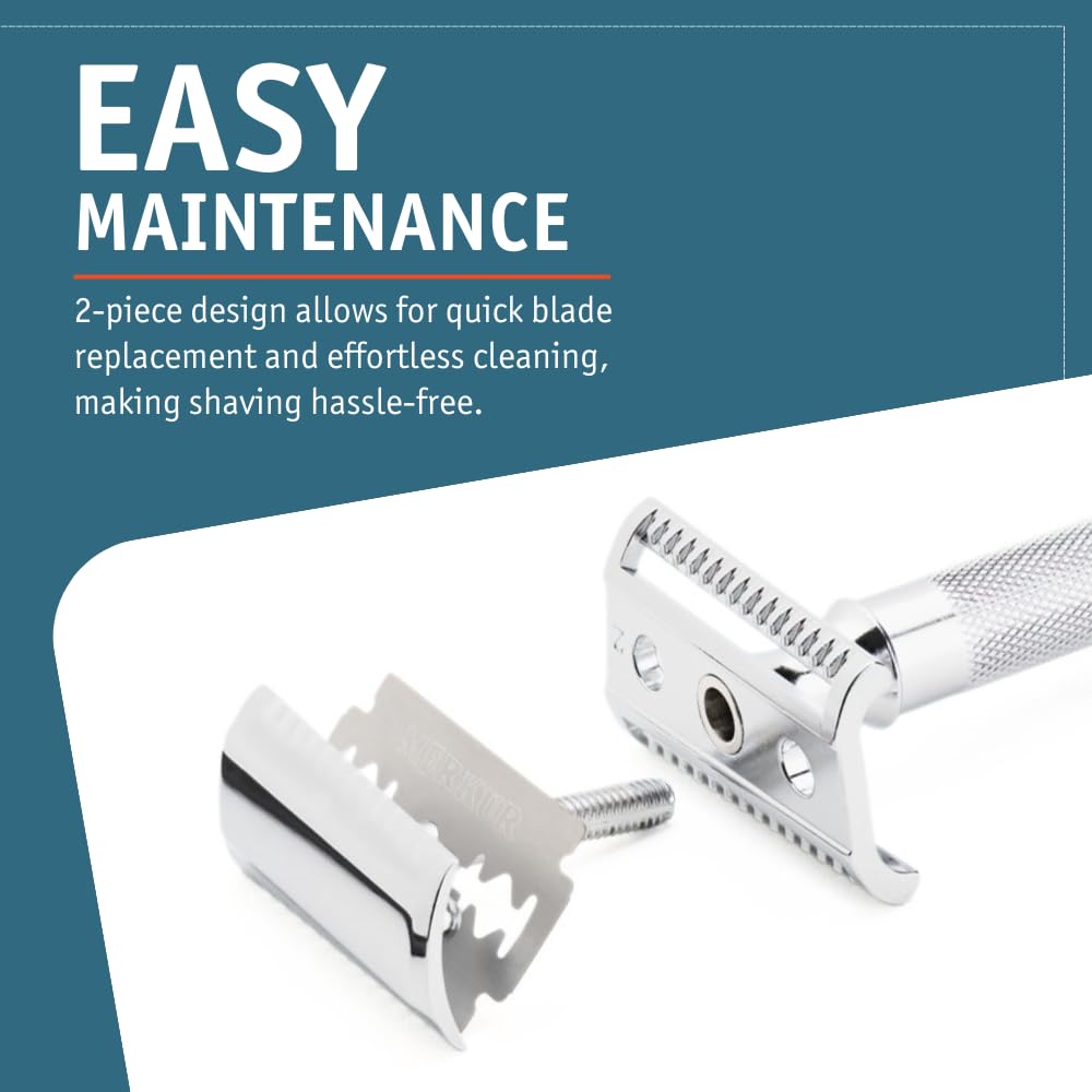 Merkur-Razor Safety Razor 37c Chrome with Slant Bar