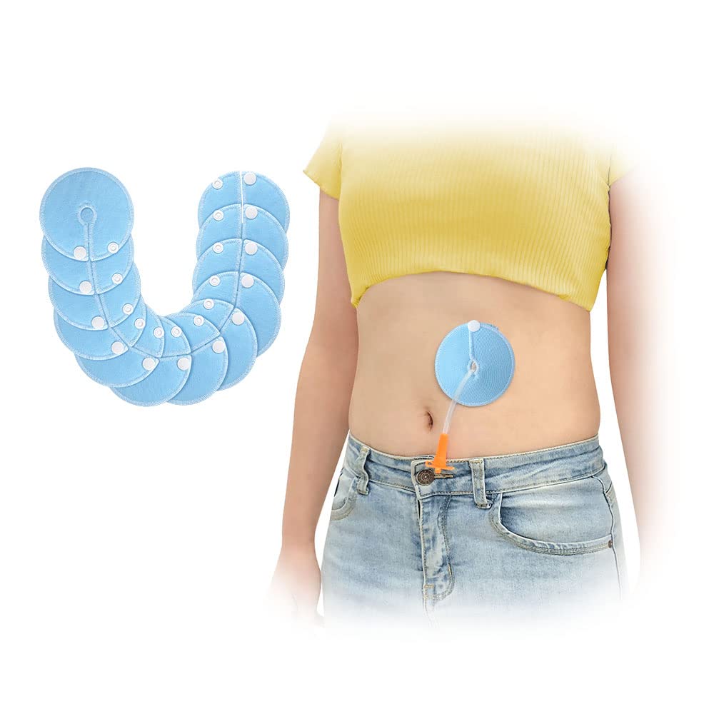 Almohadillas para tubo de alimentación 12 piezas (azul)