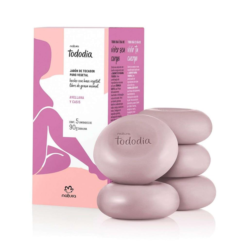 Jabon Corporal Avellana Casis Natura Tododia 5 Pzas