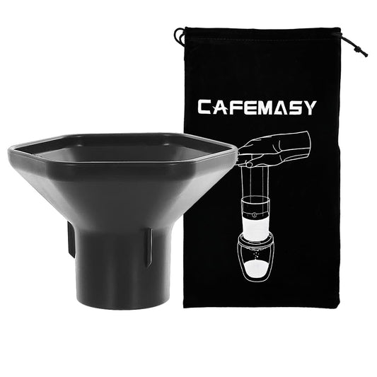 CAFEMASY - Kit de embudo de café y bolsa de viaje compatible con Aeropress Original Go XL portátil de repuesto para cafetera espresso
