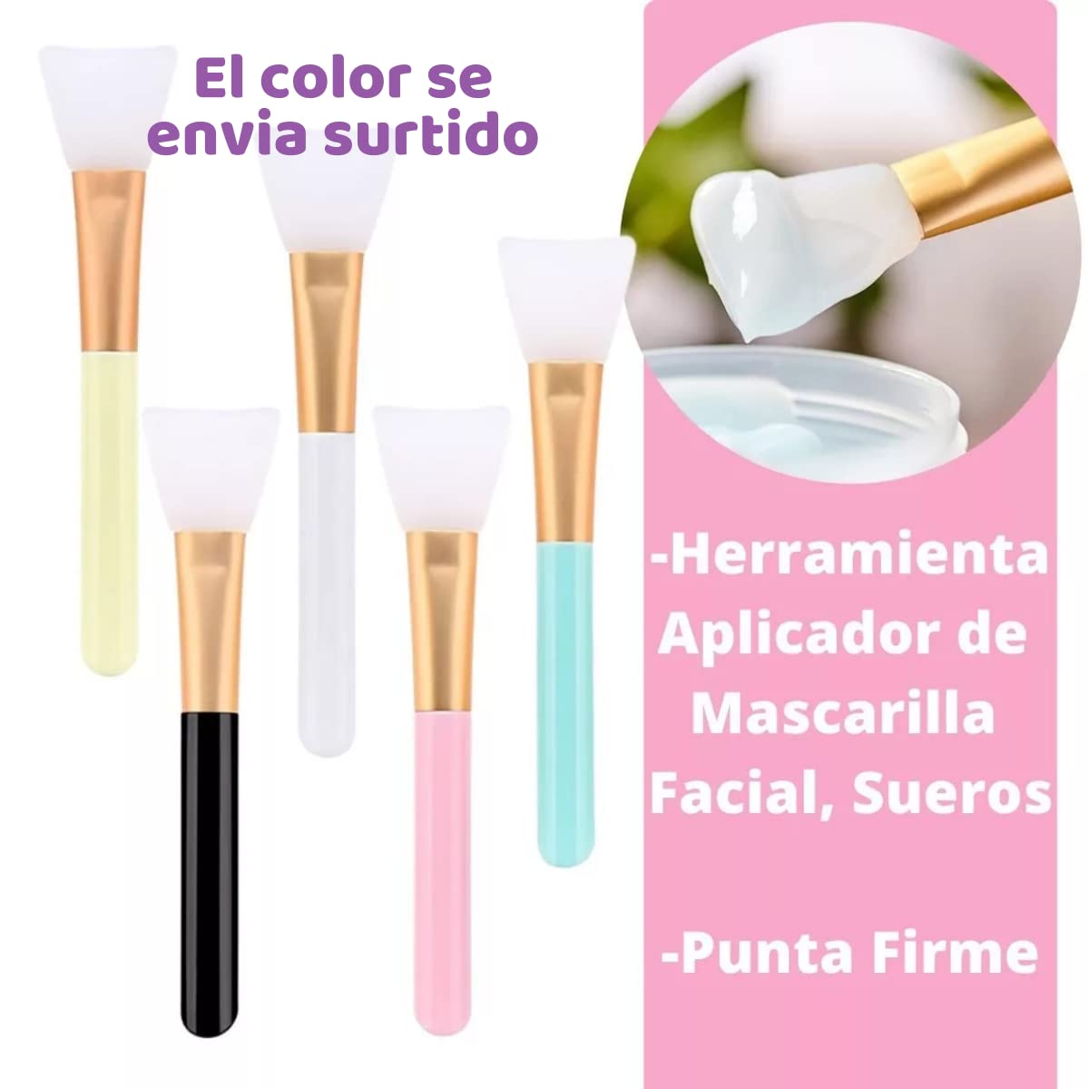 Set Paquete Cuidado Facial Mascarillas Hidratante Rutina Skin Care Mascarilla Hidroplastica Banda Sujeta Cabello con Velcro Brocha Pincel Silicona Aplicar Mascarillas Tratamientos Mascarillas Comprimidas