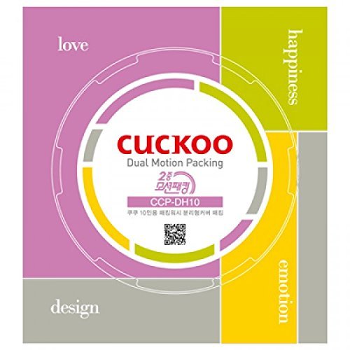 CUCKOO - Embalaje de goma de doble movimiento para modelos de cocina IH de 10 tazas | CCP-DH10