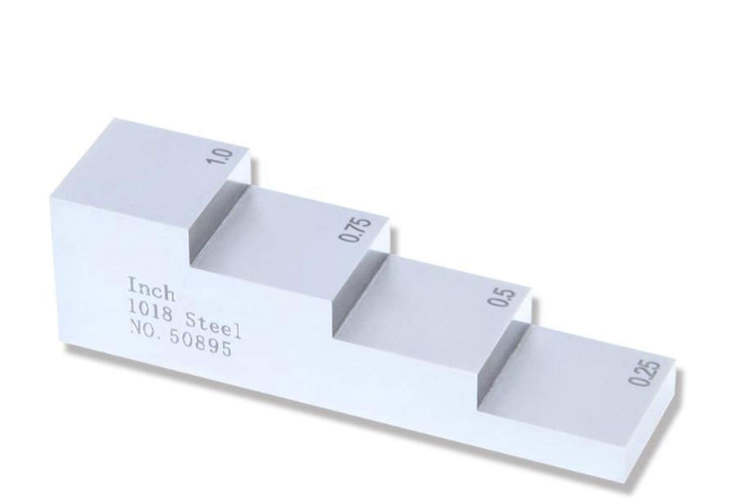 Bloque De Calibración De Medidor De Espesor Ultrasónico 0.25 0.5 0.75 1 Para Espesor Y Linealidad En Pruebas NDT Con Acero 1018