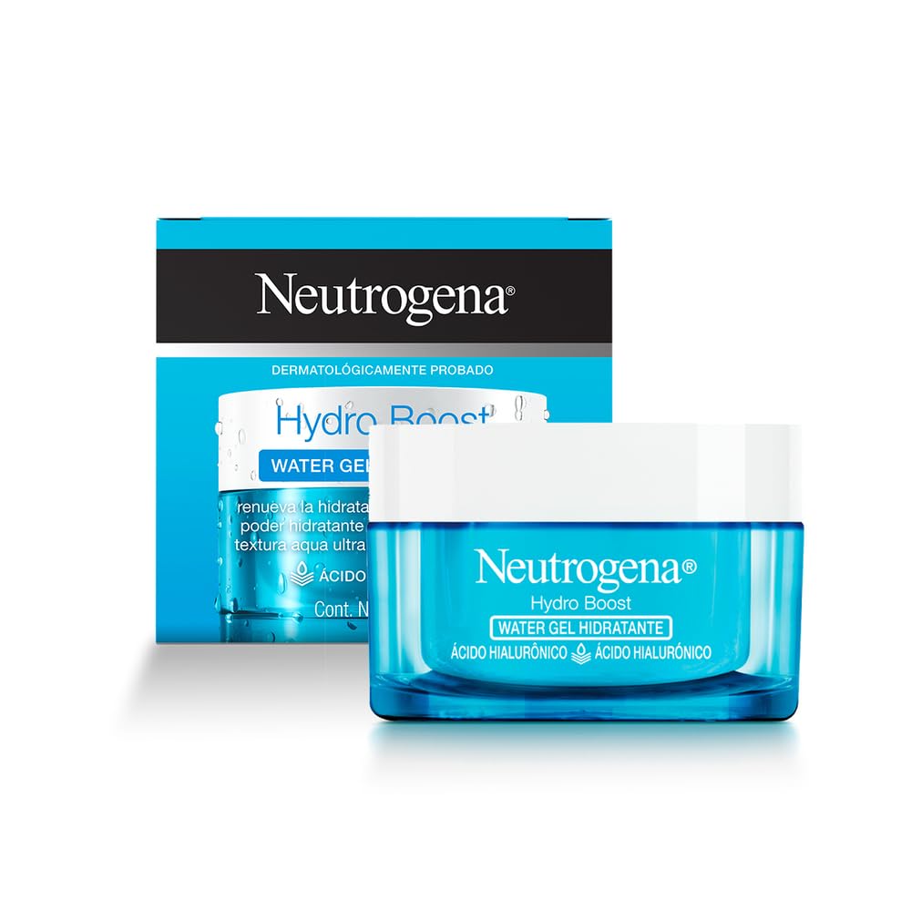 NEUTROGENA Hidratante Facial Hydro Boost Water gel 50 g + atante Facial Reparador Nocturno Neutrogena Face Care Intensive Colageno 100g + oral en gel Neutrogena Hydro Boost Ácido Hialurónico 400 ml