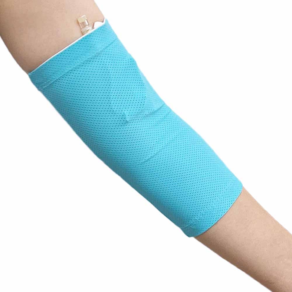 PICC - Funda protectora para lactancia PICC para niños adultos, ultra suave, cómodo, peso: 39,9-95,3 kg (azul, L)