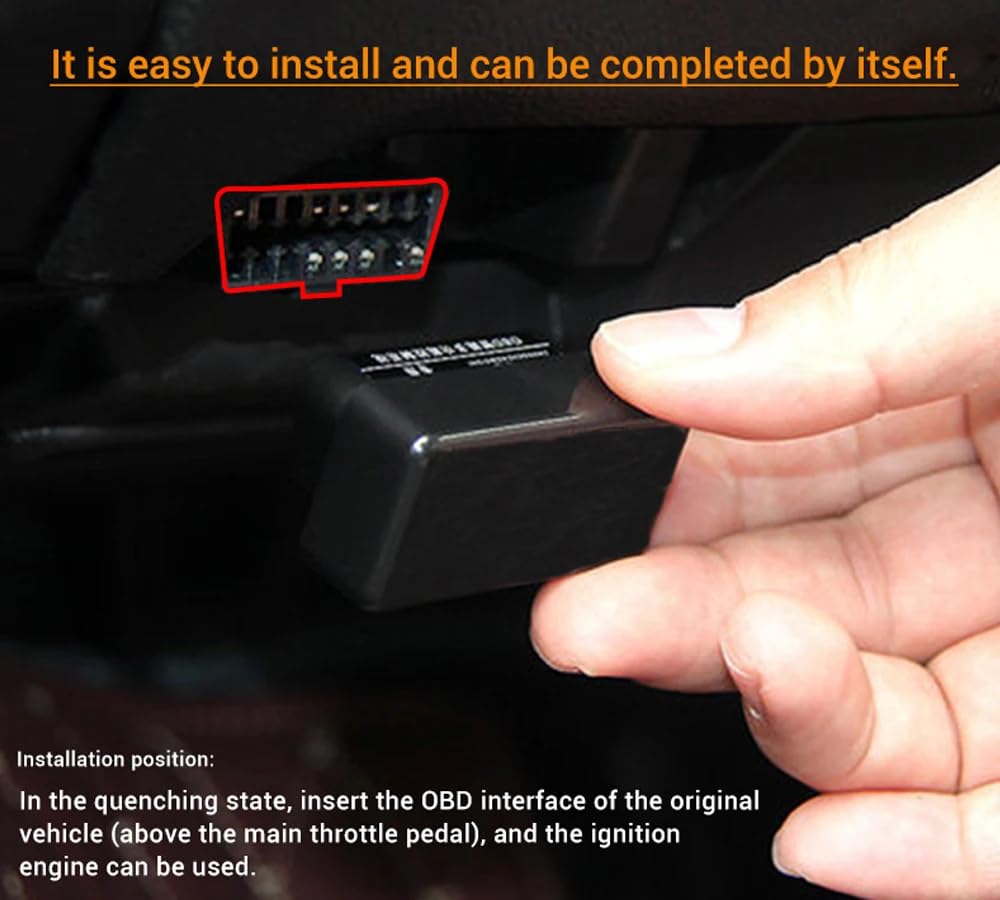 Módulo Inteligente Forten Kingdom Negro para Toyota Corolla 2009-2021 con Bloqueo de Velocidad Automático