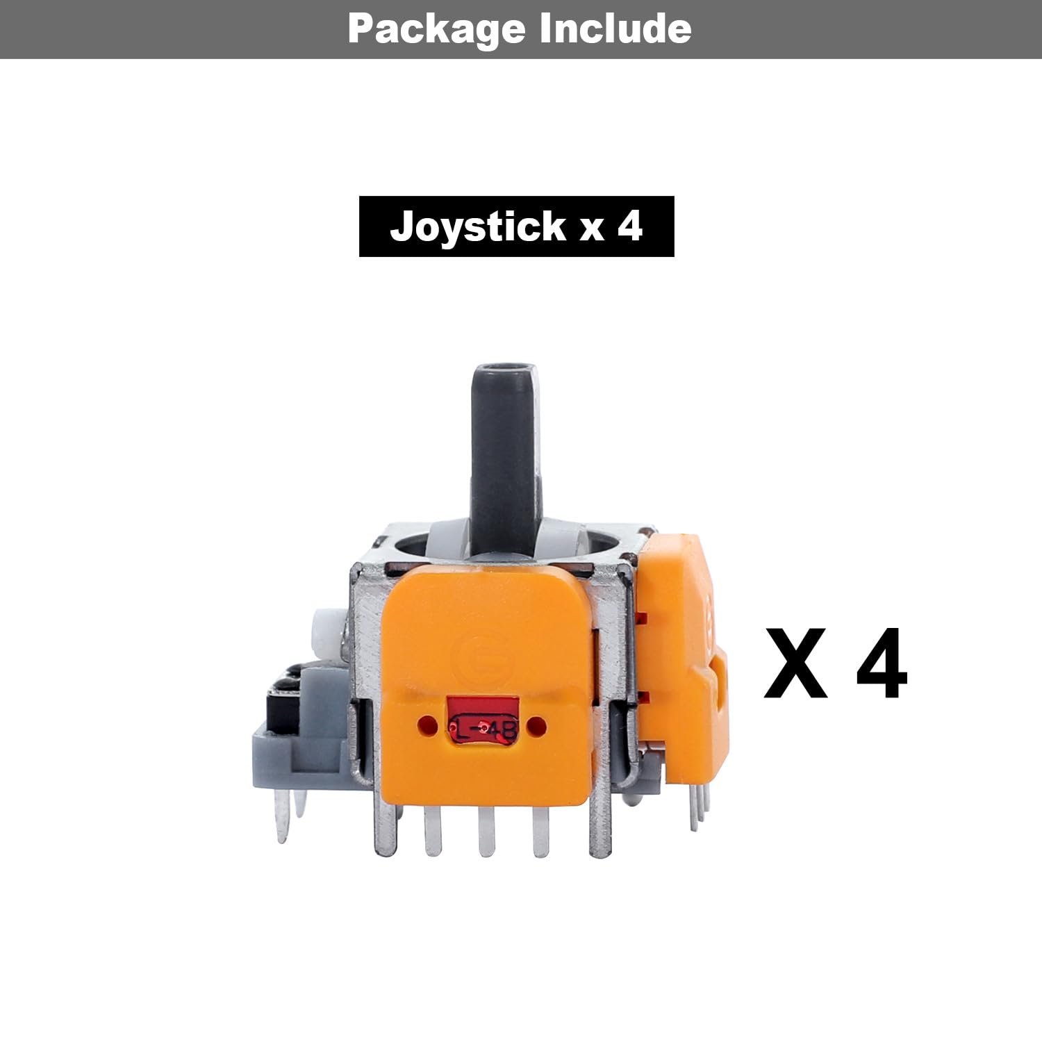 Ikpek - Juego de 4 joysticks de efecto salón de repuesto para driver DualSense PS5, sensor analógico 3D para rueda de pulgar de repuesto para driver PlayStation 5