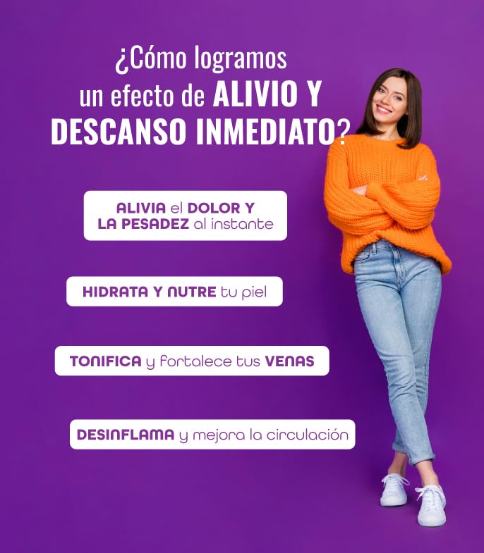 Trioximed Crema para Piernas Cansadas con Microvárices que Ayudará a Aliviar los Síntomas 400 Ml