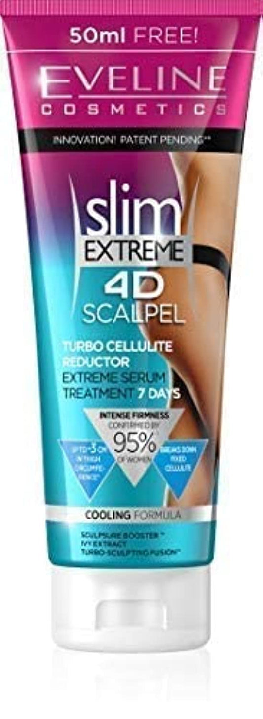 Crema Reductora Slim Extreme Scalpel Turbo Fórmula de Refrigeración