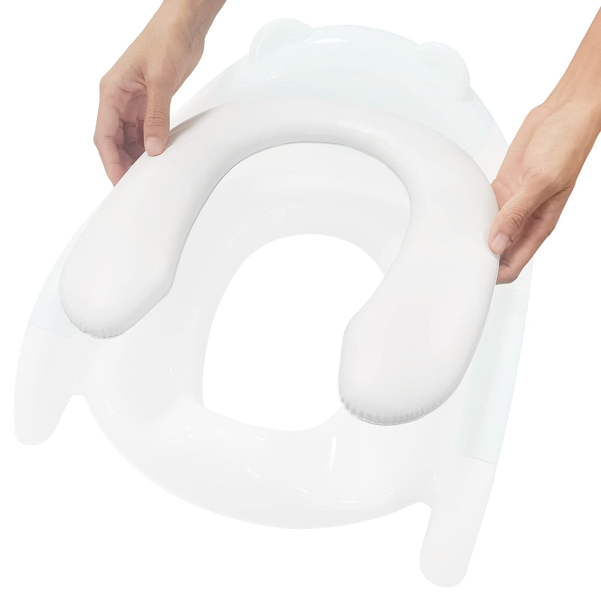 SKYROKU 8838 8839 - Cojín de repuesto para asiento de inodoro acolchado suave de 0.8 pulgadas de grosor, antifrío y cómodo