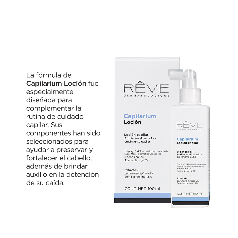 Loción Capilarium Reve Dermatologique 100 ml Cuidado y Crecimiento Capilar
