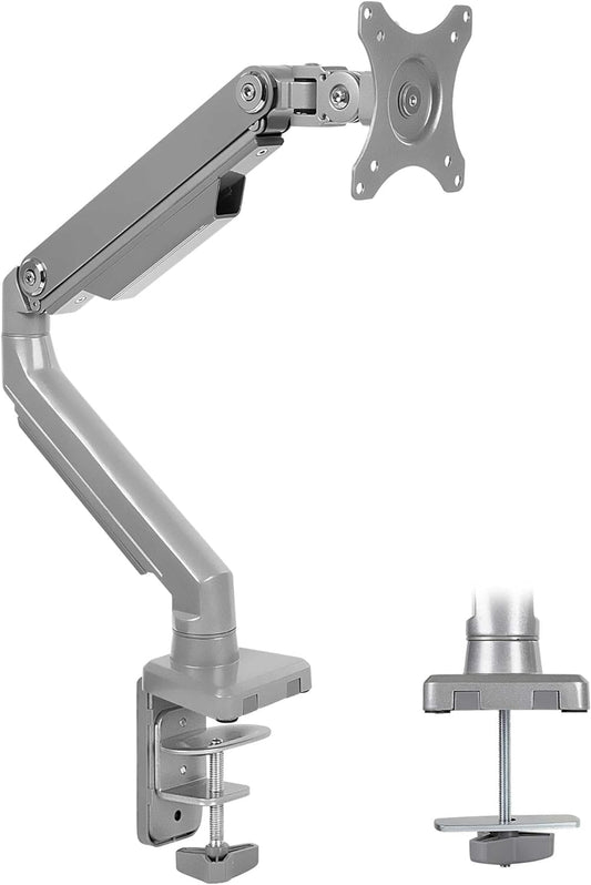 Soporte de Brazo para Monitor Mount-it! Negro Articulado Ajustable para Escritorio