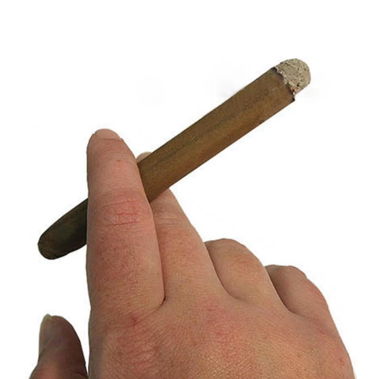 CLESEN - Puro abombado de 4.5 pulgadas (paquete de 6), que soplan humo, duradero, realista, ideal para fiestas temáticas, accesorio para broma, disfraz de Halloween, películas o juegos de teatro,