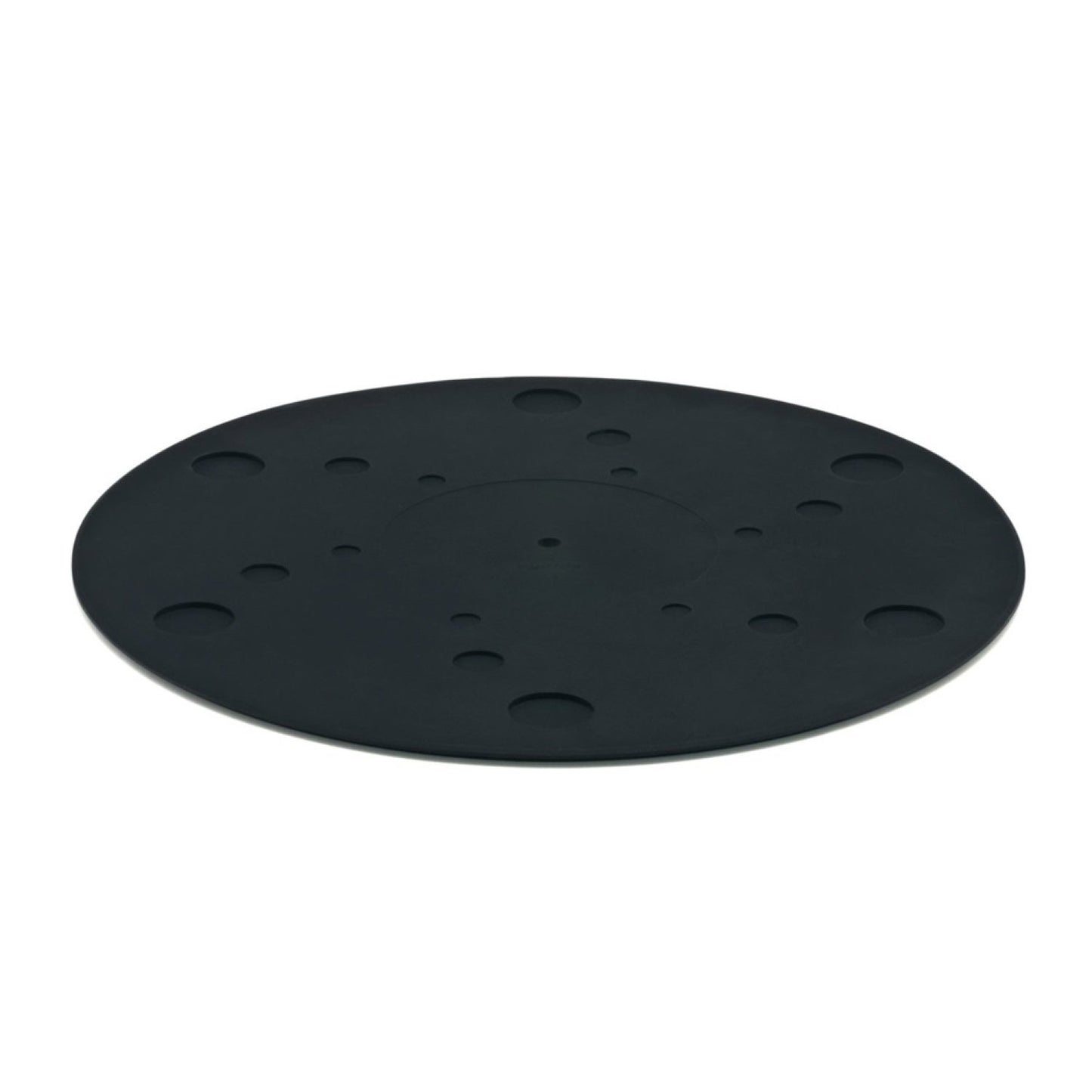 Oyaide BR-12 - Alfombrilla giratoria (incluye un disco Strobo y un manómetro de voladizo)