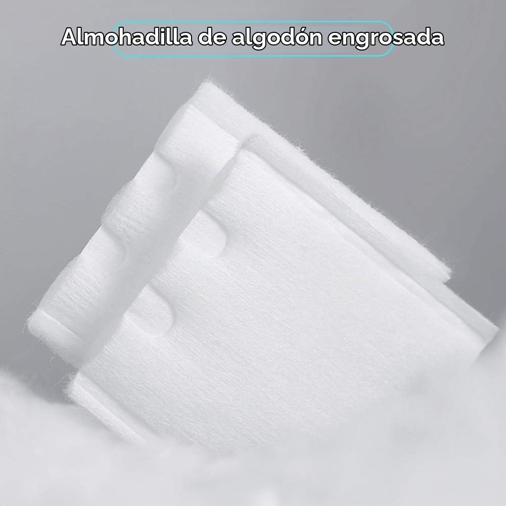 Almohadillas de Algodón para Desmaquillar Cuadradas Extra Gruesas Hipoalergénicas Suaves 100% Puro