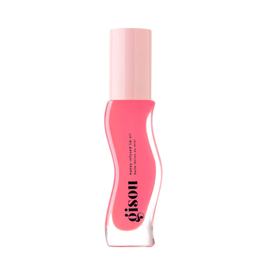 Aceite Labial Gisou Raspberry Swirl con Infusión de Miel Hidratante