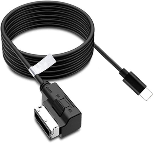 Adaptador Auxiliar FCOUIID 2 en 1 Interfaz de Música Compatible con MB COMAND-APS NTG4.5 14 13 12 Pro Max 11 Xs Max XR 3.3 Pies