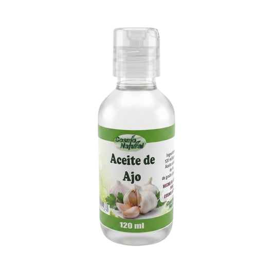 Aceite Corporal de Ajo Cosmo Natural, Purificante y Bienestar Muscular 120ml