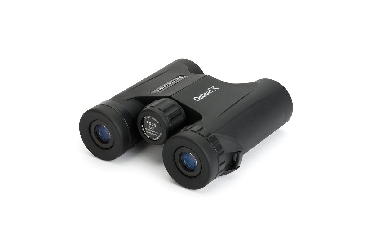 Celestron – Outland X 8x25 Binoculars – Waterproof & Fogproof Binoculars – Compact Binoculars for Adults – Multi–Coated Optics and BaK–4 Prisms – Protective Rubber Armoring