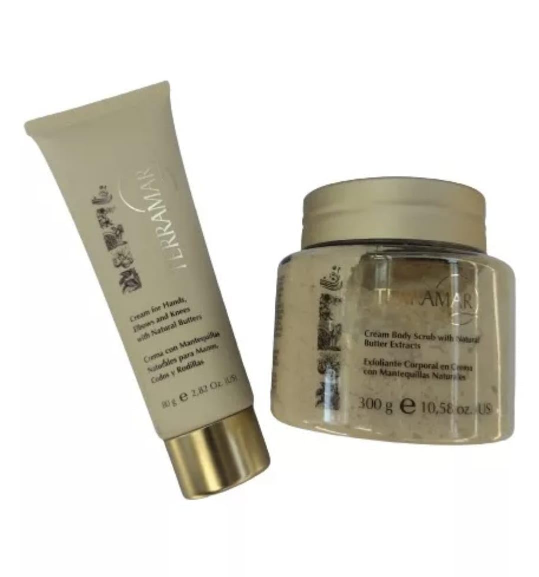 Set Exfoliante y Crema Manos Naturales Terramar con Regalo Sorpresa
