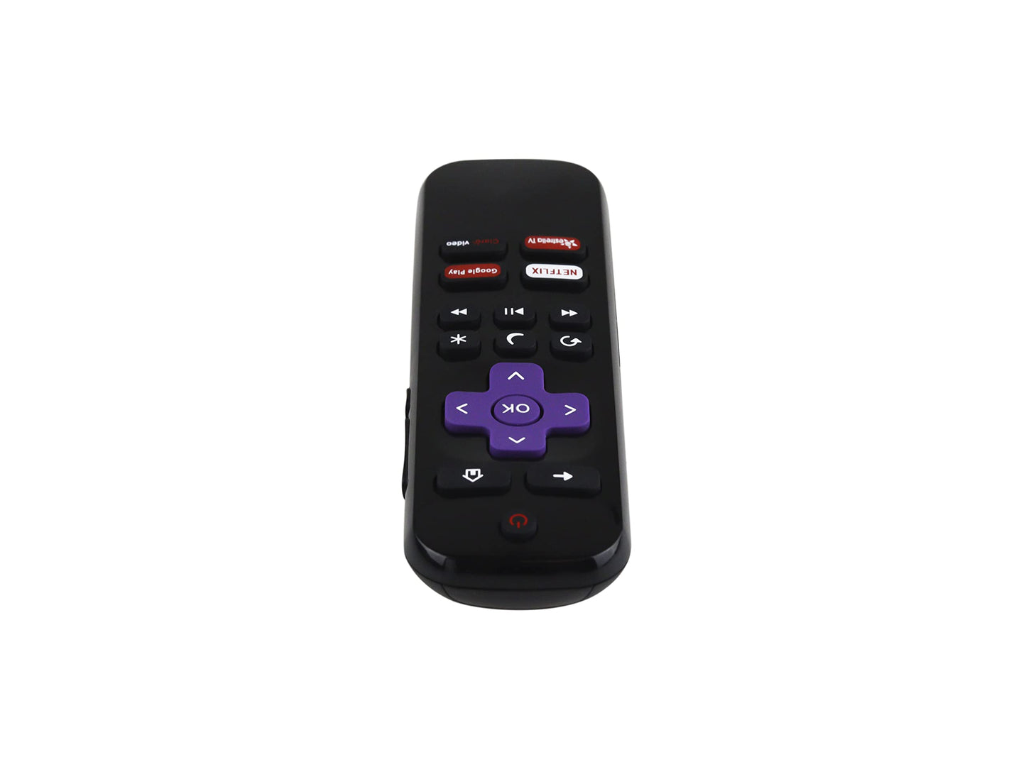 CONTROL EXPERT Control Remoto Compatible con ROKU ATVIO HISENSE Smart TV Netflix Google Play Claro Video Pantalla TV