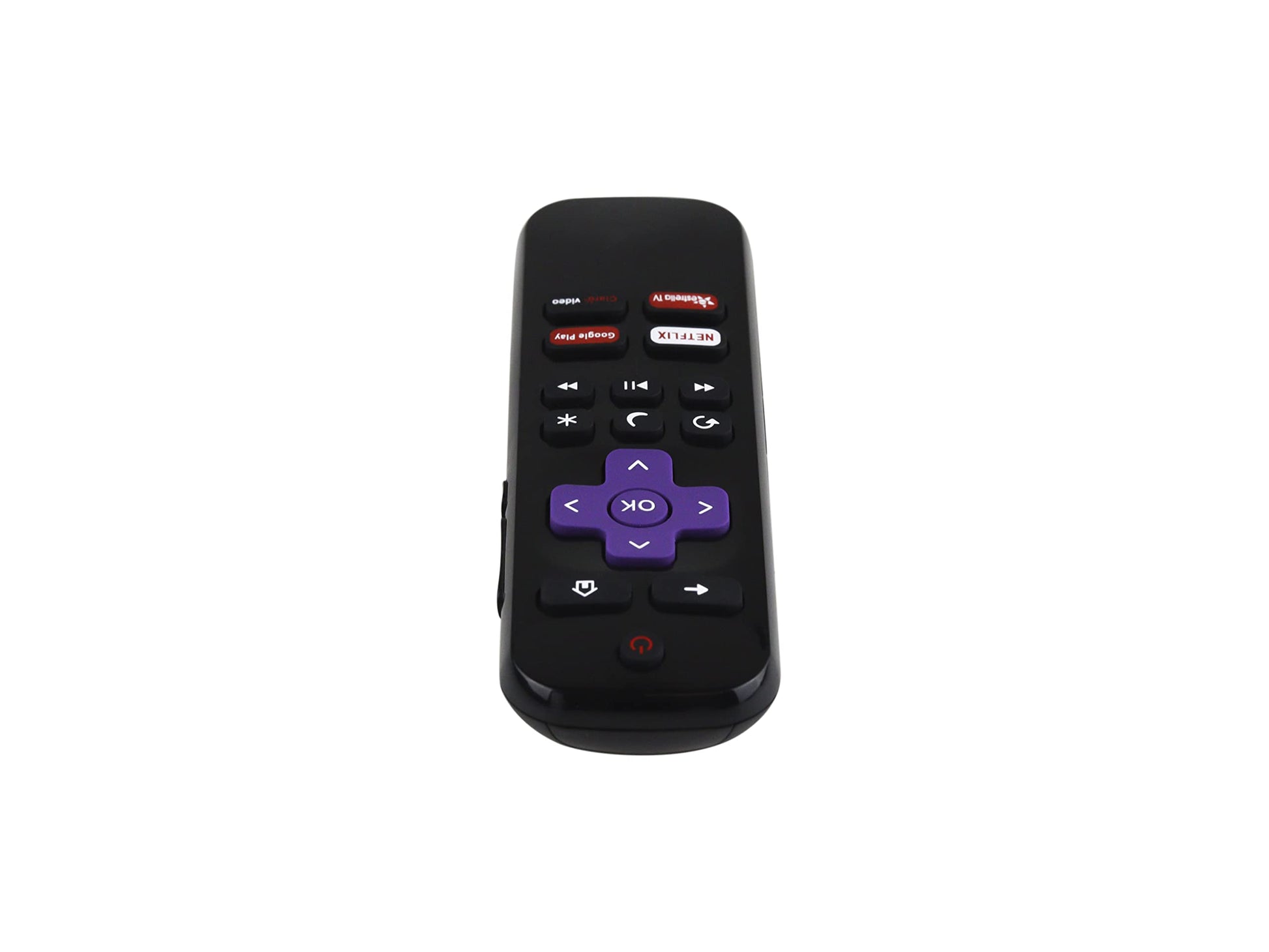 CONTROL EXPERT Control Remoto Compatible con ROKU ATVIO HISENSE Smart TV Netflix Google Play Claro Video Pantalla TV