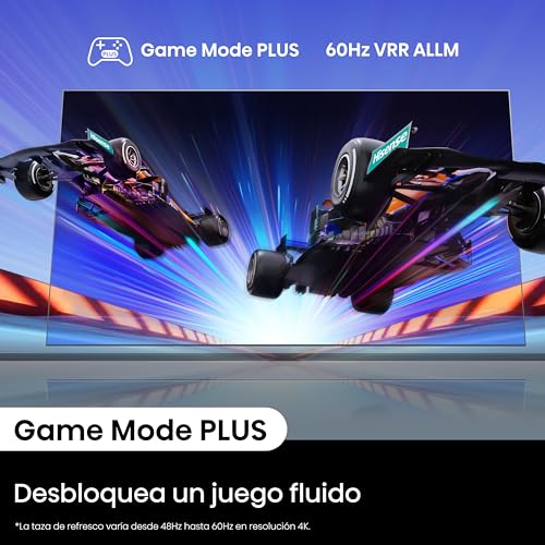 Hisense Television A6N Pantalla 85 Pulgadas, Smart Google TV UHD 4K,Control Remoto por Voz con Alexa, Dolby Vision, Amplia Gama de Colores, Modo de Juego Plus, ALLM,mira TV en Vivo sin Cable