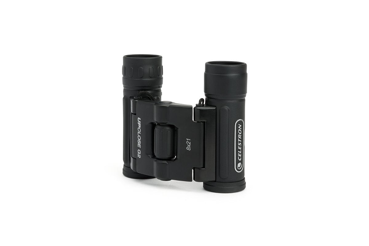 Celestron – Binocular UpClose G2 8x21 – Óptica de Revestimiento múltiple para observación de Aves, Vida Silvestre, Paisaje y Caza, prismático de Techo para Principiantes – Incluye Funda de Transporte