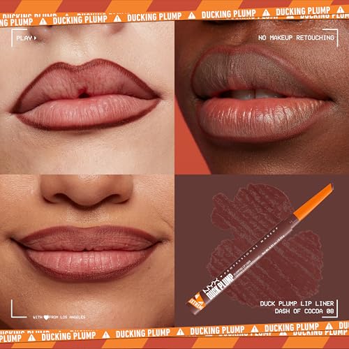Delineador de Labios Duck Plump de Nyx Professional Makeup, Tono Dash