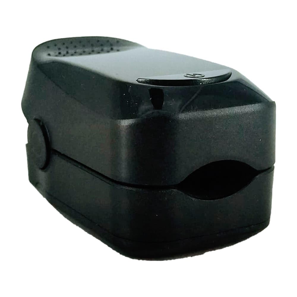 Oxímetro de Pulso DOSEOFHEALTH Negro con Pantalla LED bidireccional portátil