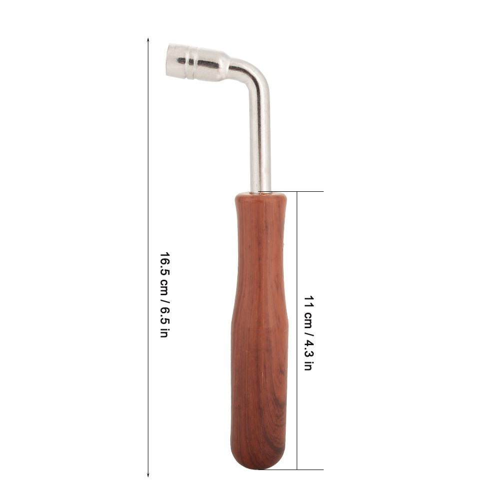 Alomejor Piano Tuning Hammer String Wrench Tuning L Shape Inner 4 Corners Design Handle Piano Tuning Hammer Wrench Mute Kit 1pc Accesorios de Juego