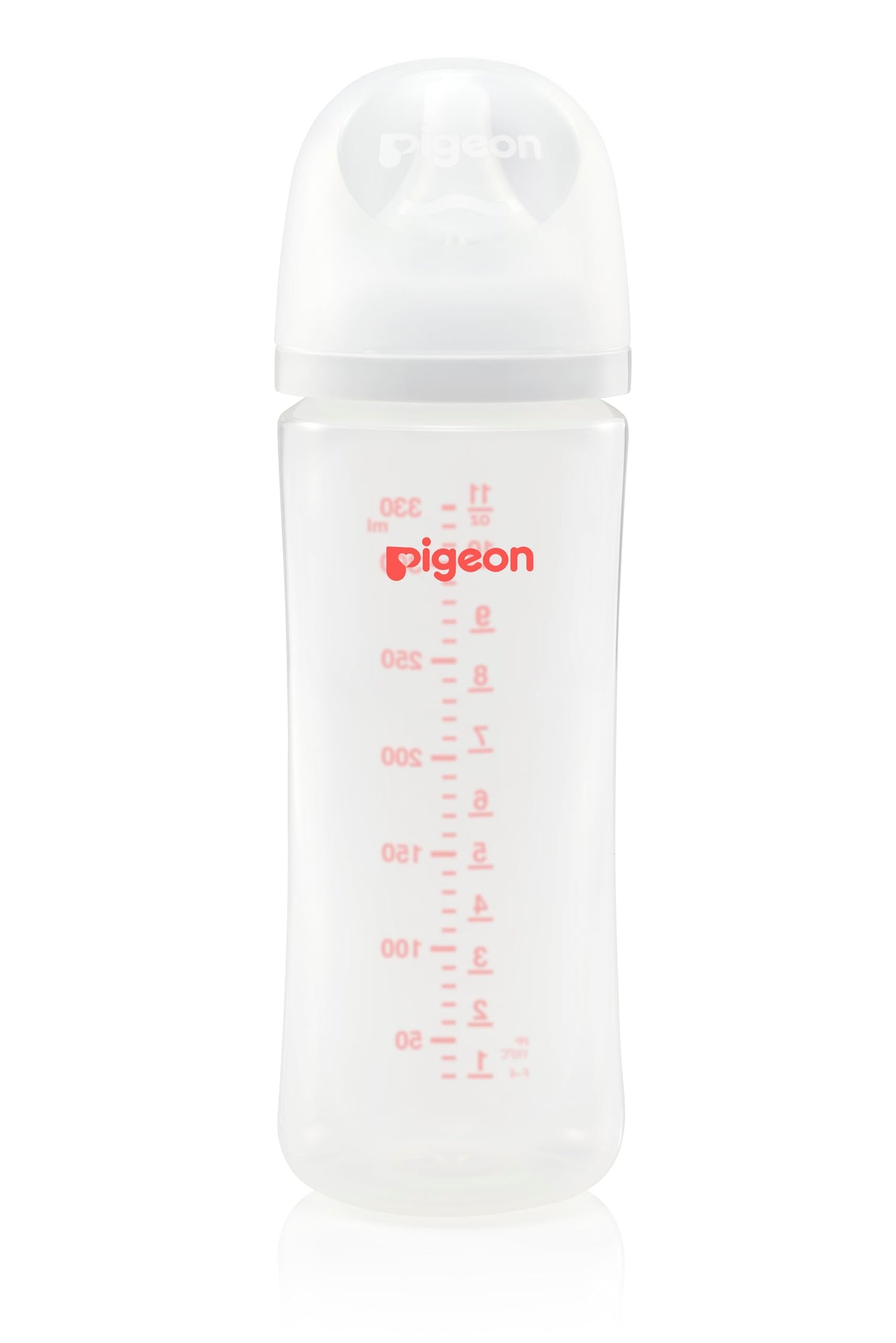 Biberón PIGEON SofTouch Blanco Simula Lactancia Materna para Recién Nacido de 6 Meses en Adelante