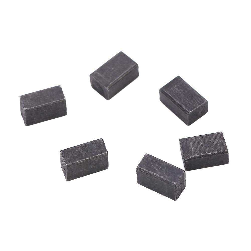 Bloques de inserción de 6 PCS, bloques de inserción de bloqueo Pro String para sillín de guitarra eléctrica Accesorios Jugados Cuerdas Para Guitarra Electrica Floyd Rose Bloques