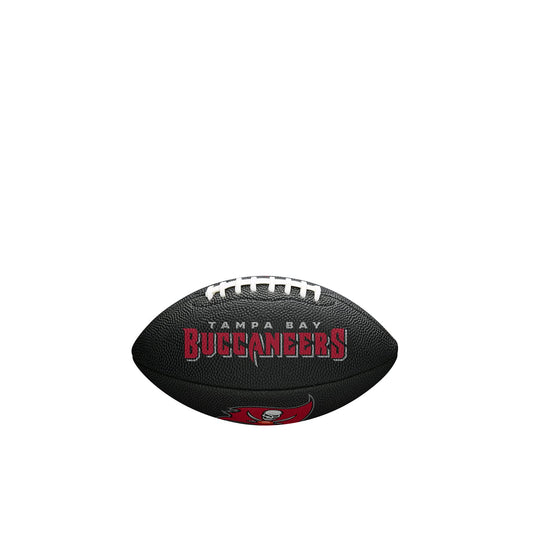 Balón NFL Tampa Bay Buccaneers Wilson Negro Mini Logotipo del Equipo