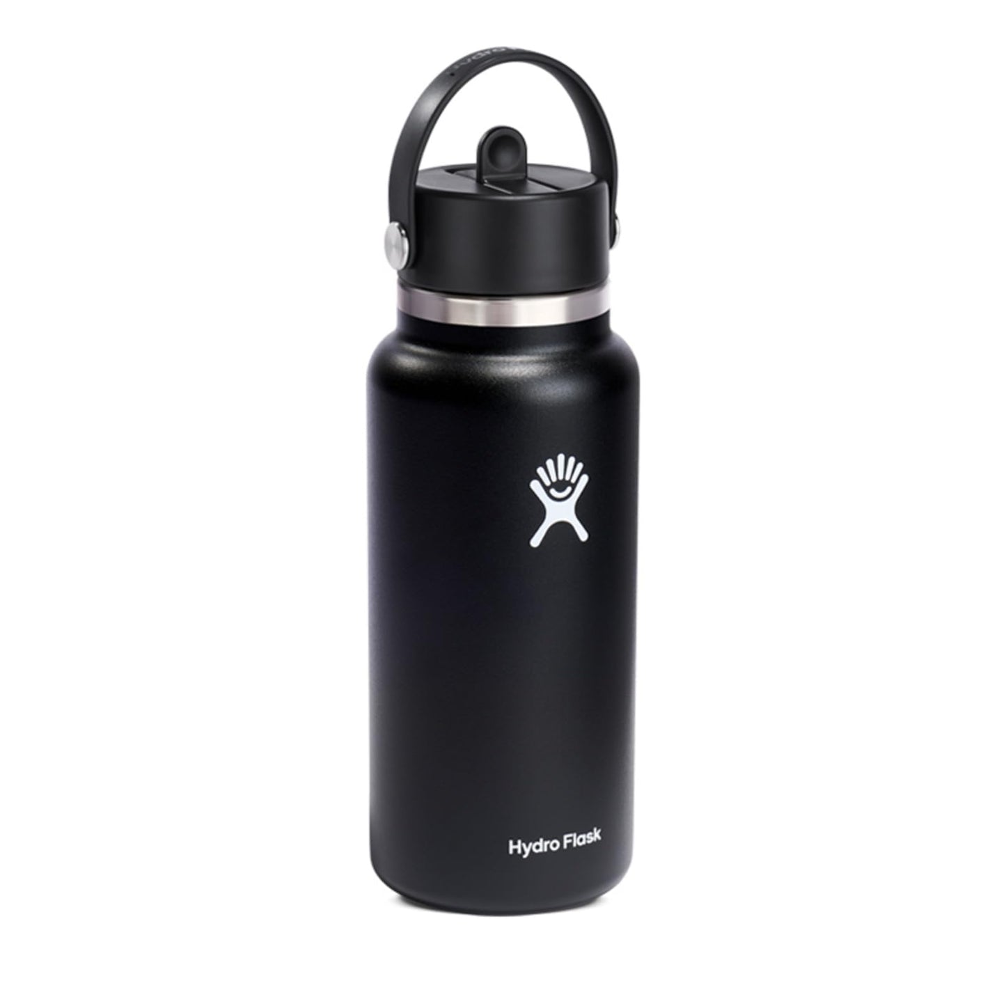 Botella Hydro Flask Piedra con Tapa Ancha y Popote Flexible