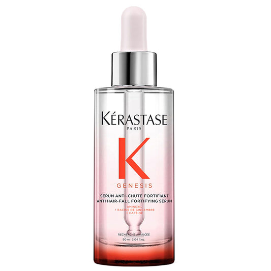KÉRASTASE Sérum Anti-Chute Fortifiant | Frena la caída diaria del cabello y protege de las agresiones externas | Con Aminexil 1.5%, Arginina, Cafeína y Raíz de Jengibre | 90ml