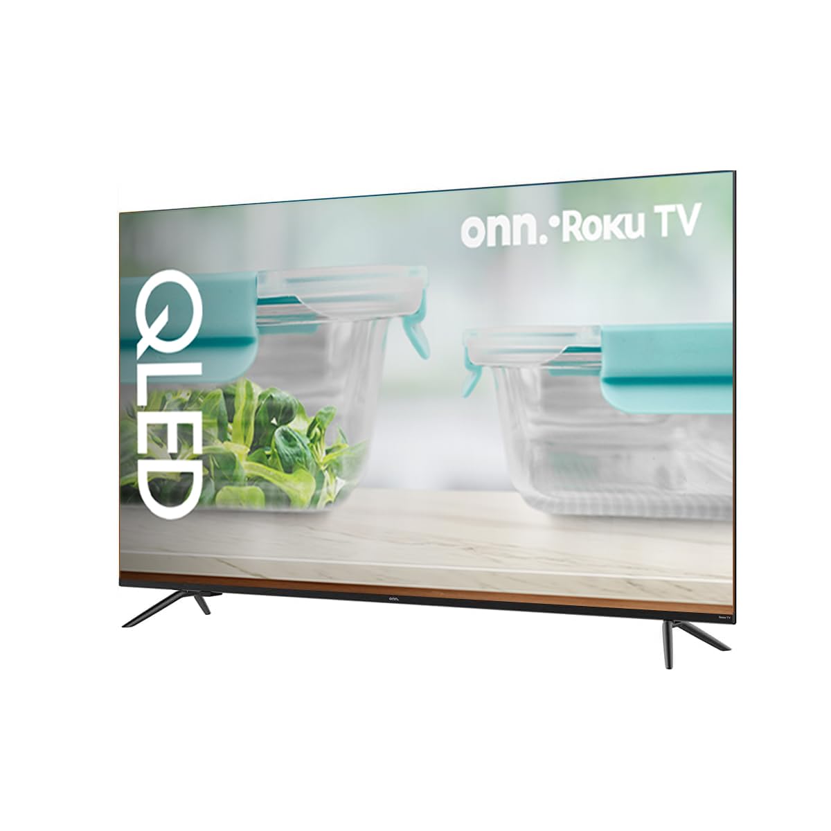 Televisión QLED ONN 75 Pulgadas 4K 2160p Smart Roku HDR Compatible con Alexa y Google Assistant Reacondicionado