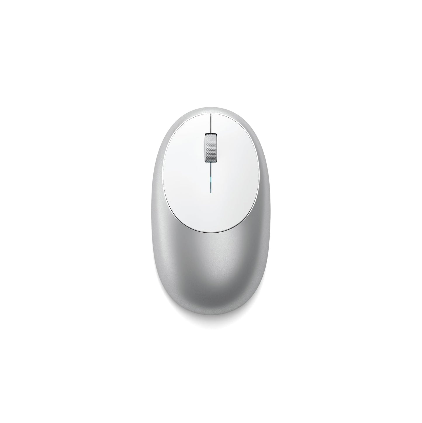 Ratón Bluetooth Inalámbrico SATECHI Plata Recargable por USB-C, Compacto y Portátil