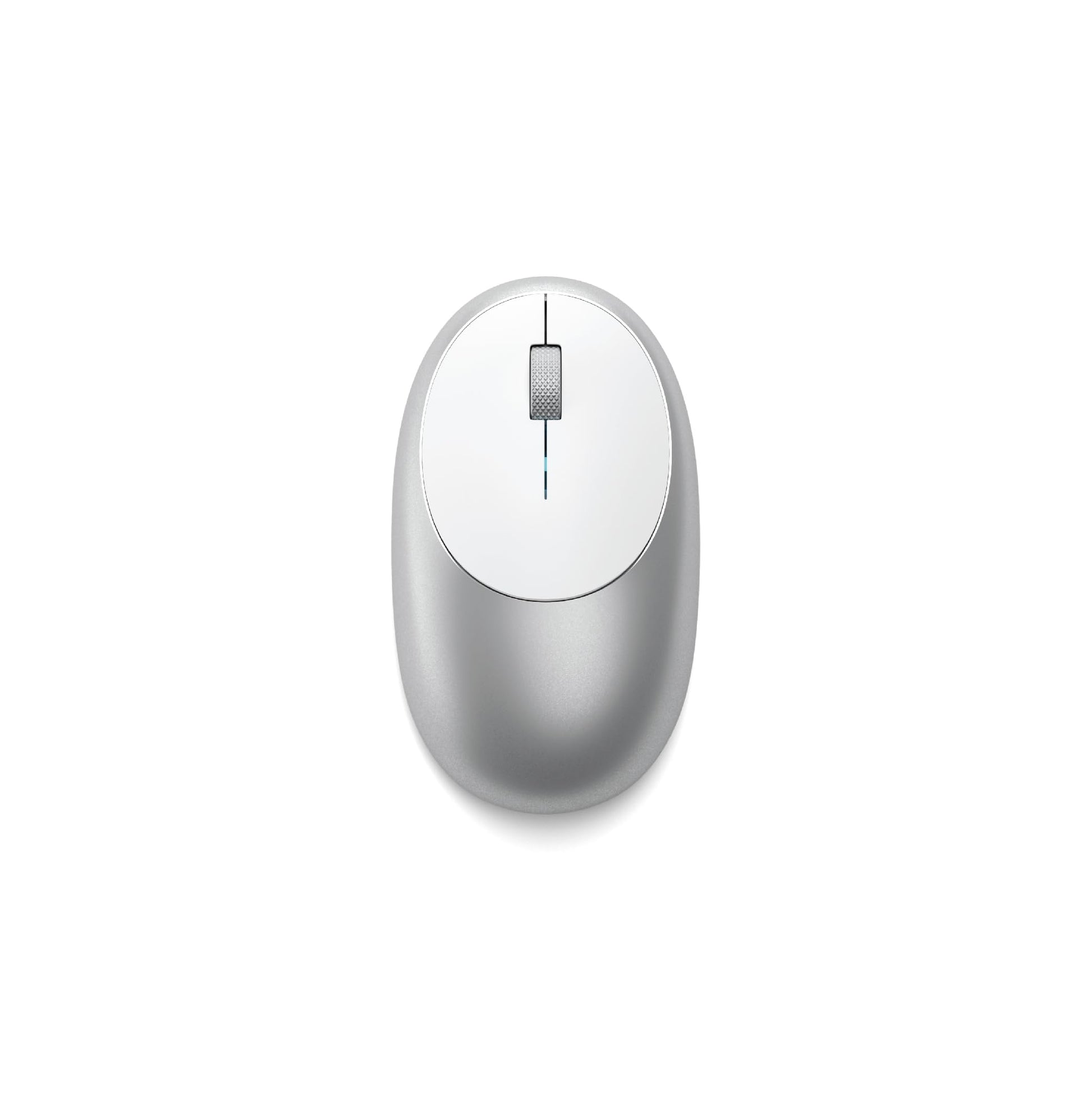 Ratón Bluetooth Inalámbrico SATECHI Plata Recargable por USB-C, Compacto y Portátil