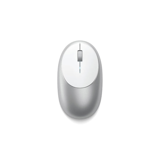 Ratón Bluetooth Inalámbrico SATECHI Plata Recargable por USB-C, Compacto y Portátil