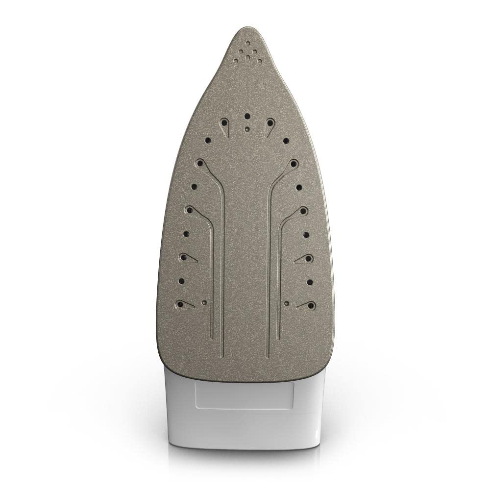 BLACK+DECKER - Plancha compacta de Vapor fácil con Suela Antiadherente TrueGlide, Cable pivotante, tecnología SmartSteam