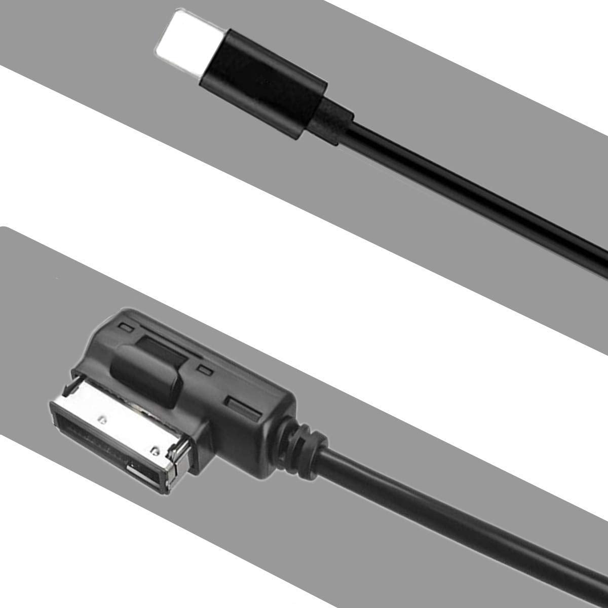 Cable Auxiliar CHOYTONG MMI MDI Música Compatible con A4 A3 A5 A6 A8 S4 S6 S8 Q5 Q7 R8 TT Sistema MMI 3G+
