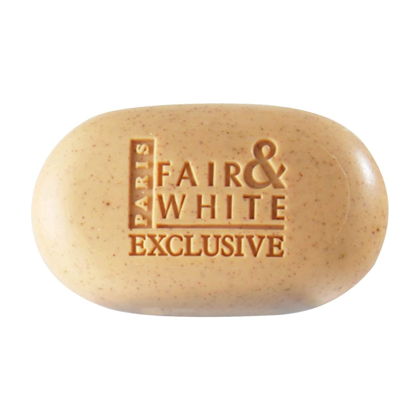 FAIR & WHITE | Jabón Exfoliante despigmentante | Tratamiento Limpiador Aclarante de Manchas o Zonas Oscurecidas | Con Vitamina C y Manteca de Karité | Barra 200gr