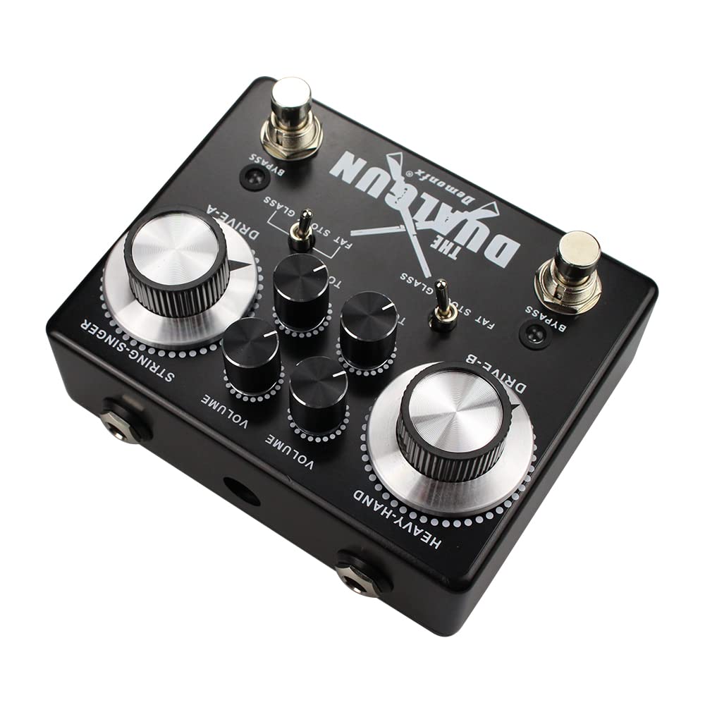 Demonfx Dual Gun 2 canales Blues/Rock Overdrive numerosas opciones de juego rápido de EE.UU