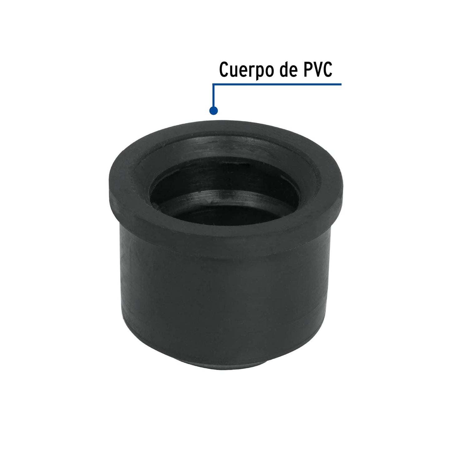 Foset CHU-4032, Adaptador de hule 1 1/2" - 1 1/4"