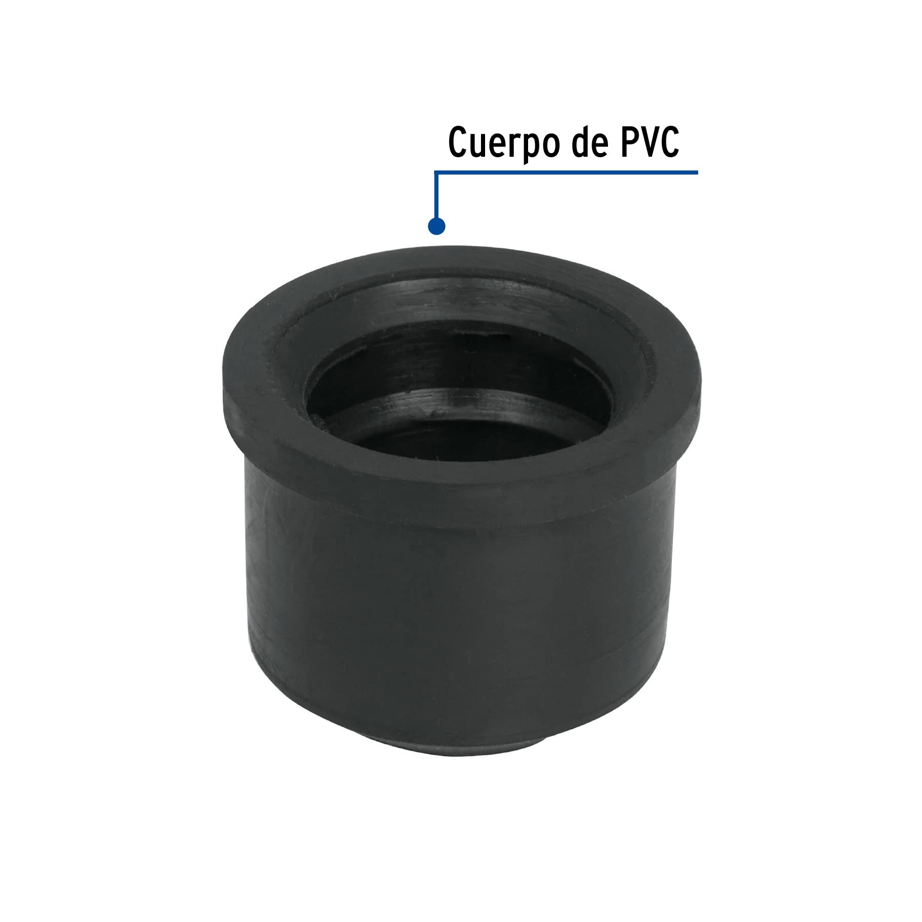 Foset CHU-4032, Adaptador de hule 1 1/2" - 1 1/4"