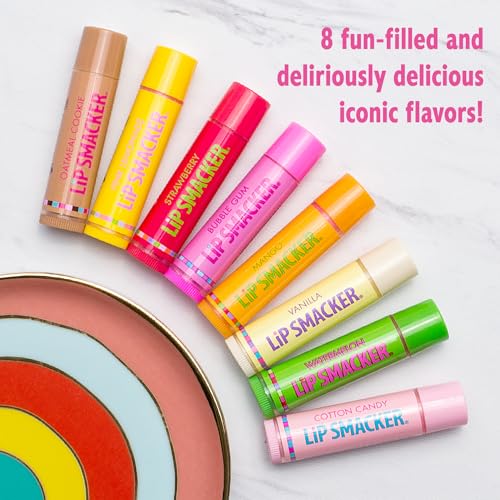 Lip Smacker Lip Party Packs - Brillo labial, 8 unidades, 574838' Party Pack individual, Paquete de 1, 32 grams, 8 unidad, 1