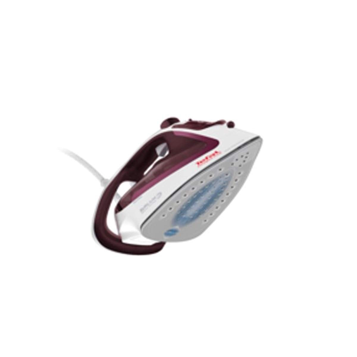 Plancha de Vapor Tefal Blanco Burdeos Easygliss Plus con Suela Durilium AirGlide