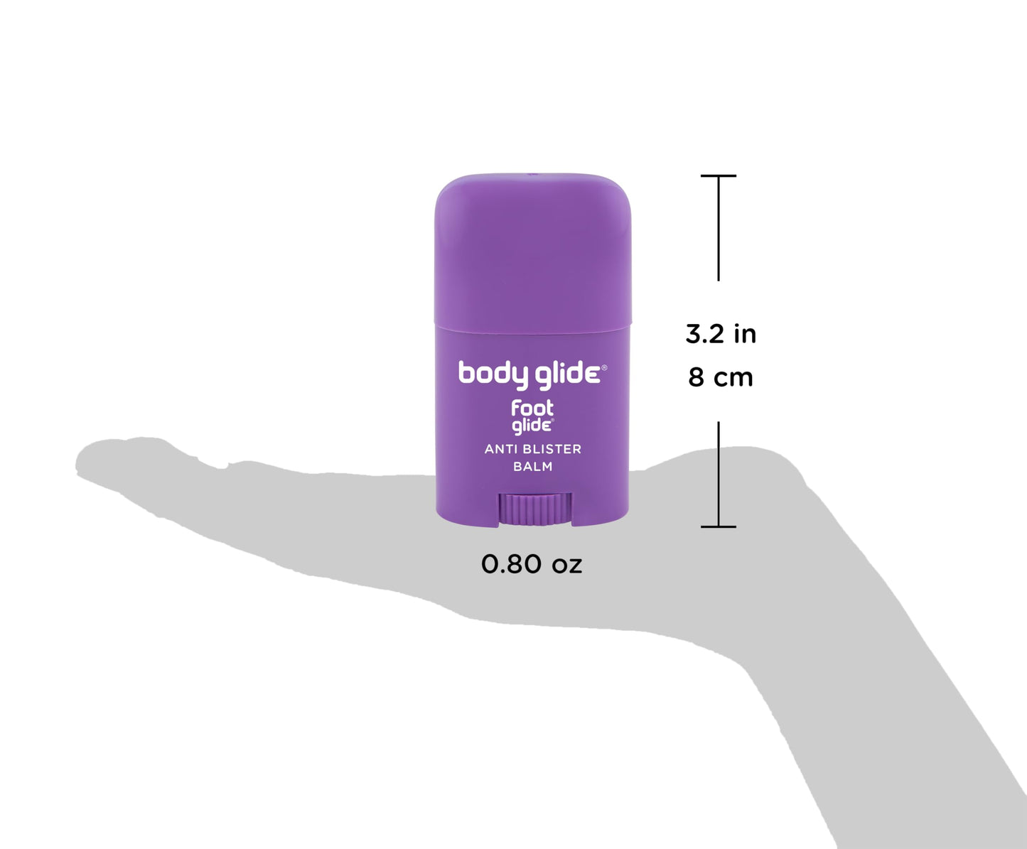 BodyGlide Pie Anti Balm en Blister, 0,80 oz